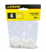 Крестики для кафельной плитки STAYER 4мм (100шт)