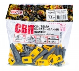 Система выравнивания плитки "Ворота" 40 шт/п 1,4мм DECOR