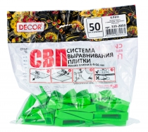 Клин 50шт/пакет (для СВП Кольцо, Флажок, Панда, Квадрат) DECOR