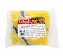 Ролик 60мм полиакрил тигр ворс 11мм D15мм бюгель 6мм 2шт/уп DECOR