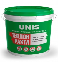 Шпаклевка полимерная финишная Юнис Теплон паста 28 кг