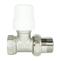 Клапан для радиатора 1/2" нижний прямой STI
