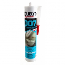 Клей-герметик QUELYD 007 Для влажных помещений белый 280мл (12)