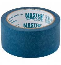 Лента малярная MASTER COLOR бумажная синяя 48мм х 25м,терм до 100С,УФ-стойкость 14 дней