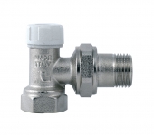Клапан запорный для радиатора 1/2" нижний угловой ITAP арт.396-1/2"