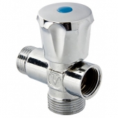 Вентиль-тройник 1/2"х3/4"х1/2" для подключения бытовой техники VALTEC