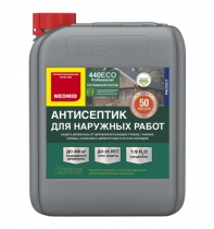 Антисептик NEOMID 440 ECO 5л деревозащитный для наружных работ концентрат 1:9