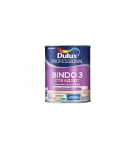 Краска DULUX BINDO 3 СТАНДАРТ глубокоматовая BW (1л)