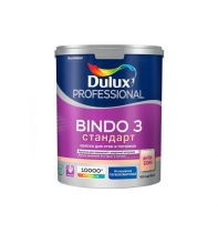 Краска DULUX BINDO 3 СТАНДАРТ глубокоматовая BC (4,5л)