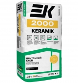 Клей плиточный ЕК 2000 KERAMIK (С0 Т) 25кг (60шт)