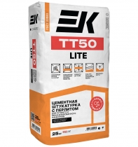 Штукатурка цементно-известковая ЕК TТ50 LITE облегченная 25кг (60шт)