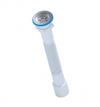 Сифон гофрированный 40/50х1 1/4" (800-1500) удлиненный АниПласт