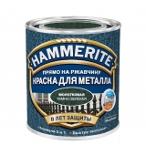 Краска Hammerite молотковая зеленый мох 2л