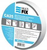 Лента клеевая двусторонняя MultiFix CA25 25мм*50м