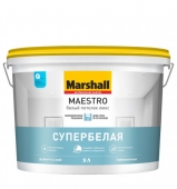 Краска MARSHALL MAESTRO БЕЛЫЙ ПОТОЛОК ЛЮКС глубокоматовая (9л)