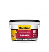 Краска фасадная MARSHALL ФАСАД+ глубокоматовая BC (2,5л)