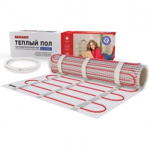 Тёплый пол (нагревательный мат) REXANT Classic площадь 2,0 м2 (0,5 х 4,0 м) 300 Вт