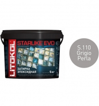 Затирка эпоксидная LITOKOL STARLIKE EVO S.110 GRIGIO PERLA - 5 кг
