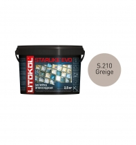 Затирка эпоксидная LITOKOL STARLIKE EVO S.210 GREIGE - 2,5 кг
