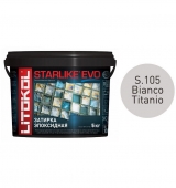 Затирка эпоксидная LITOKOL STARLIKE EVO S.105 BIANCO TITANIO - 5 кг