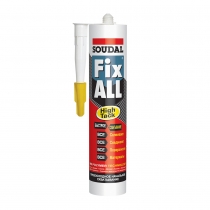 Клей-герметик SOUDAL FIX ALL HT высокопрочный белый 290мл (12)