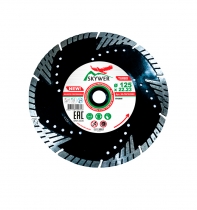 Круг алмазный 125х2,0х10х22,23 ALLIGATOR PROFESSIONAL TURBO "MD-STARS"