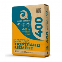 Цемент М400 40кг АзияЦемент (ЦЕМ II/А/П 32,5) (40шт.)
