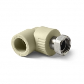 Уголок с накидной гайкой 20x3/4'' ProAqua серый PA29210С