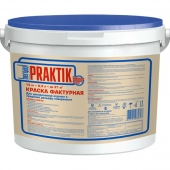 Краска БЕРГАУФ Praktik фактурная для декоративной отделки и придания рельефа поверхности 14кг