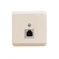 Розетка о/п телефонная RJ-11 крем ЭТЮД Schneider Electric