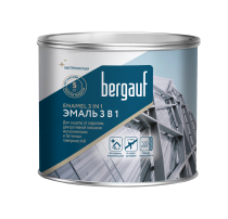 Грунт-эмаль 3в1 BERGAUF ENAMEL зеленая (1,8кг)