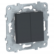 Механизм выключателя 2 кл антрацит Unica NEW Schneider Electric