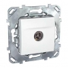 Механизм розетки TV одиночной белый Unica Schneider Electric