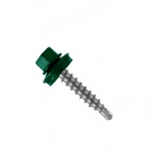 Саморез кровельный 4,8х19 мм RAL 6005 зеленый