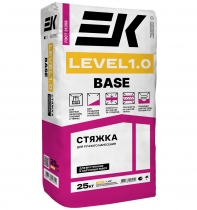 Смесь для пола ЕК LEVEL 1.0 BASE (10-200мм) 25кг (60шт)