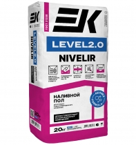 Смесь для пола ЕК LEVEL 2.0 NIVELIR самовыравнивающаяся (5-80мм) 20кг (60шт)