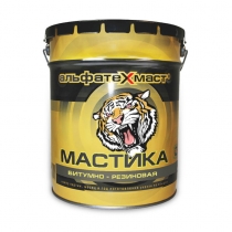 Мастика битумная АльфаТехМаст битумно-резиновая 18кг