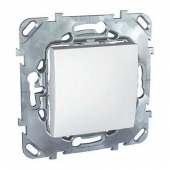 Механизм выключателя 1 кл белый Unica Schneider Electric