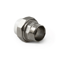 Муфта разборная 20х3/4" наружная резьба ProAqua белая PA21010Б