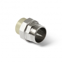 Муфта разборная 32х3/4" наружная резьба ProAqua серая PA21016С