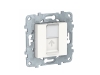 Механизм розетки компьют. RJ45 (кат.5) белый Unica NEW Schneider Electric