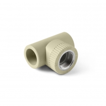 Тройник 25x1/2'' с металлической внутренней резьбой ProAqua серый PA24012С