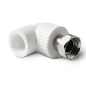 Уголок с накидной гайкой 20x1/2'' ProAqua белый PA29208Б