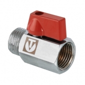 Кран шаровый Mini 1/2" резьба внутренняя-наружная для подключения бытовой техники VALTEC